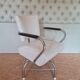 White Vinyl Salon Chair 1960's, USA