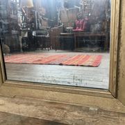 Vintage 1960 gilded wooden mirror