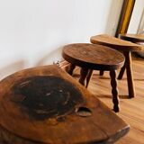 Set of 4 mismatched stools
