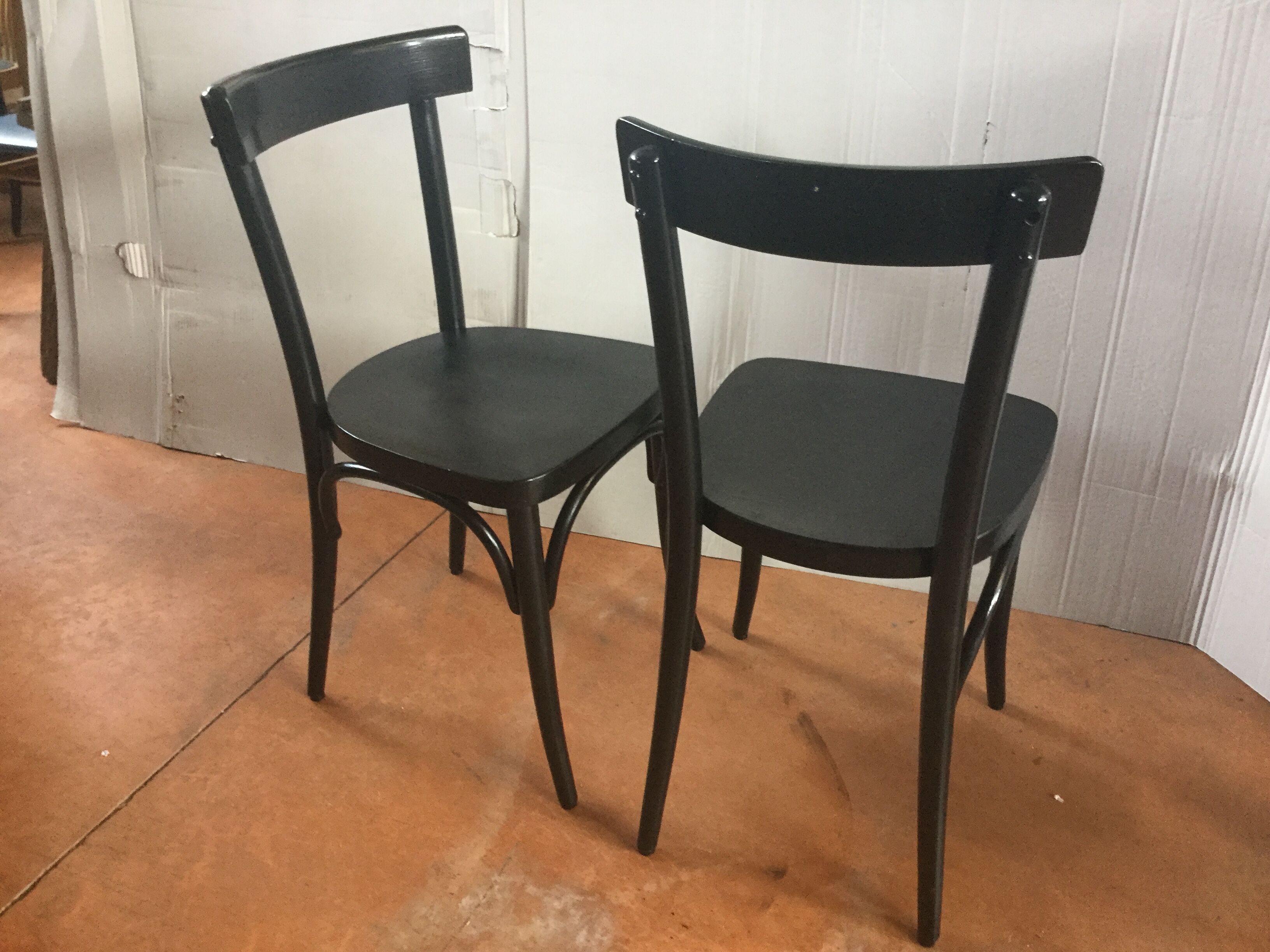 Pair of bistro chairs