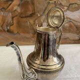 Silver metal coffee maker