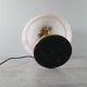 Vintage desk lamp murano international efferte glass and brass design