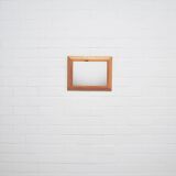 vintage pine small rectangular mirror
