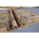 Vintage Turkish Oushak Handmade Wool Runner 88x357