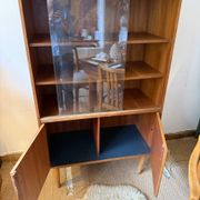 Vintage display cabinet bookshelf
