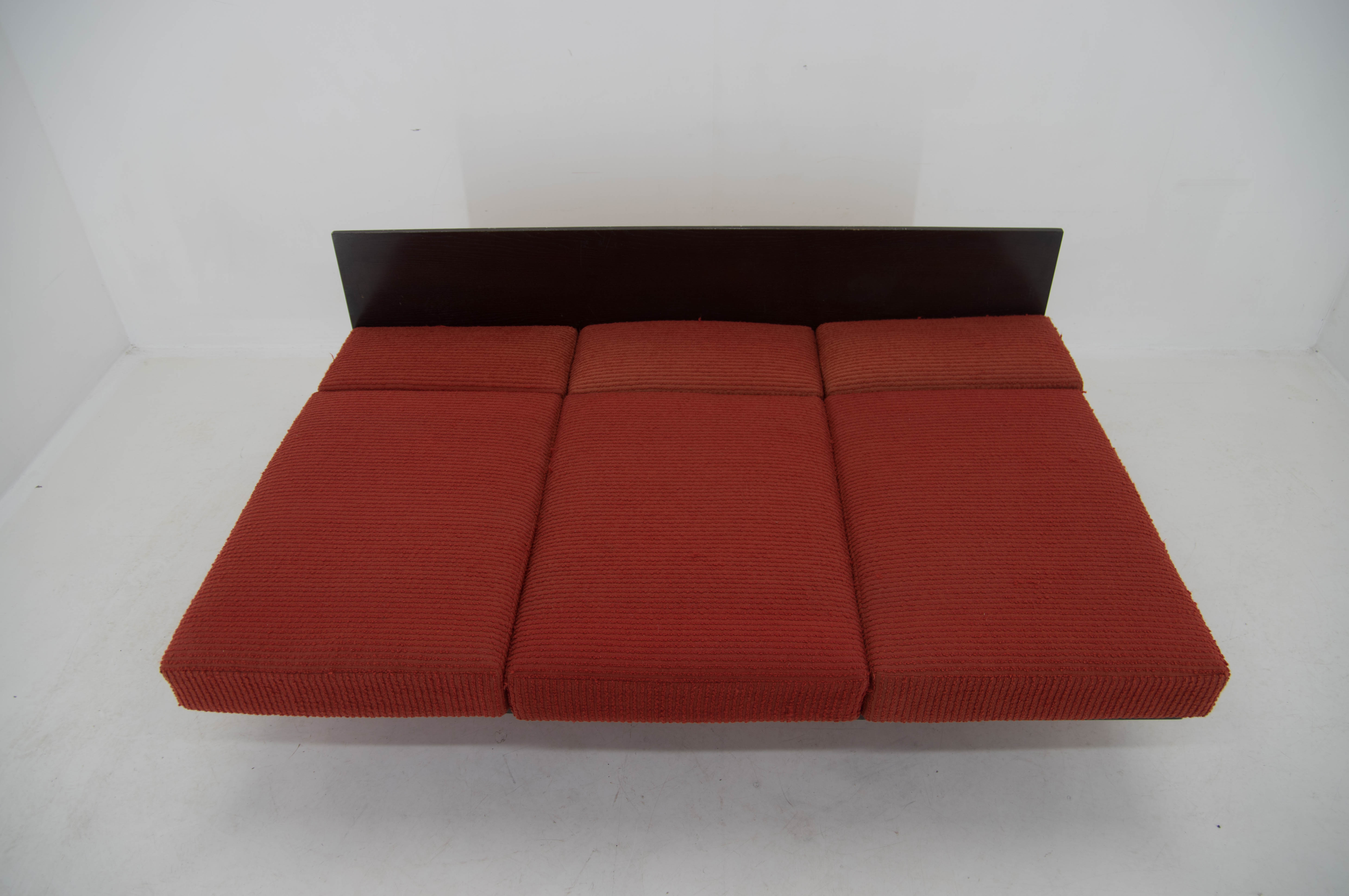 1950s Jindřich Halabala Sofa or Bed for UP Závody, Czechoslovakia