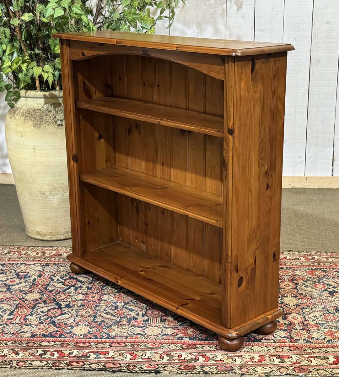 Etagère bibliothèque en sapin des années 1980