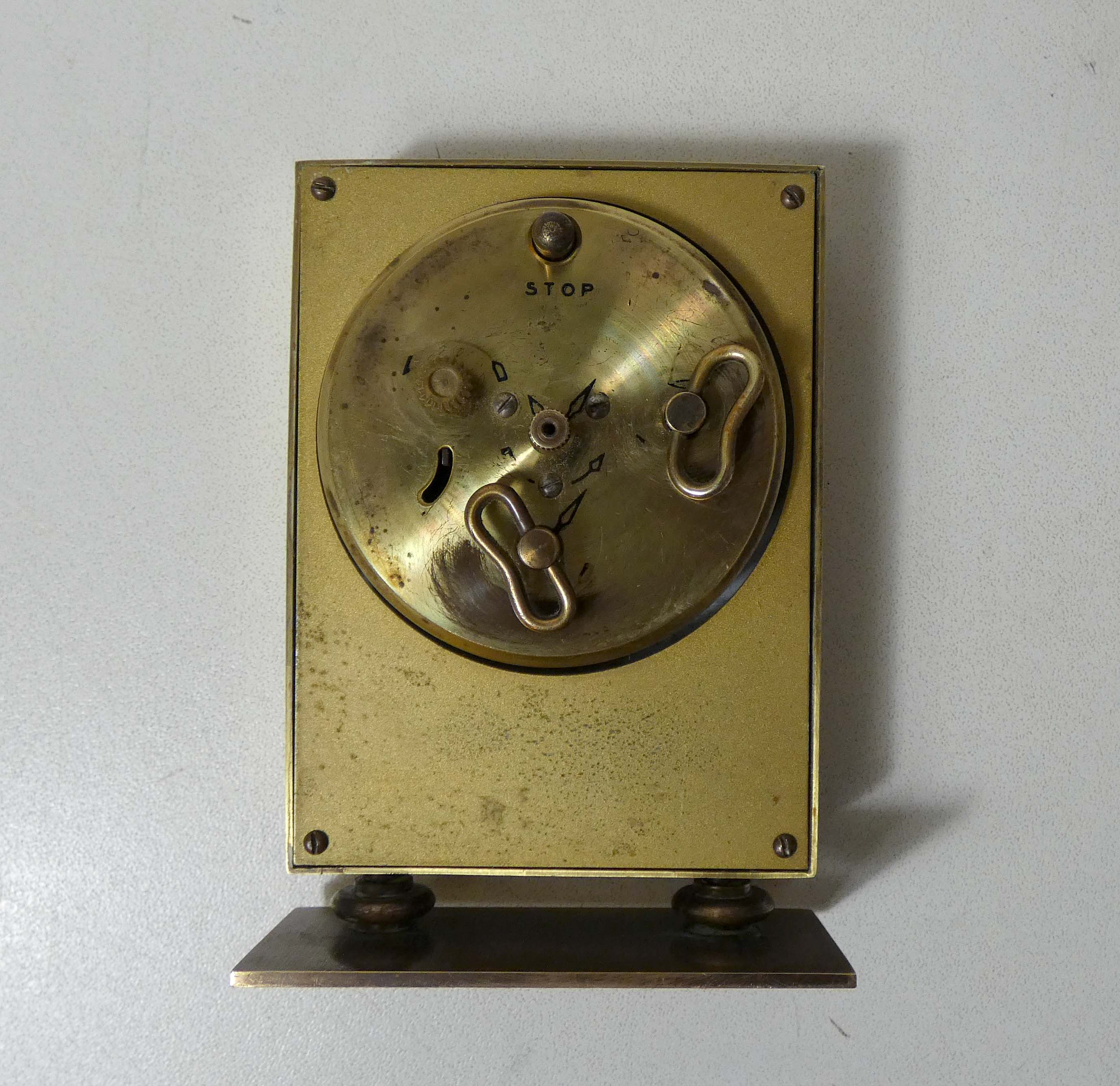 Vintage brass jaz alarm clock