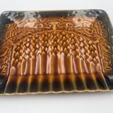 6 vintage plates in Sarreguemines slurry