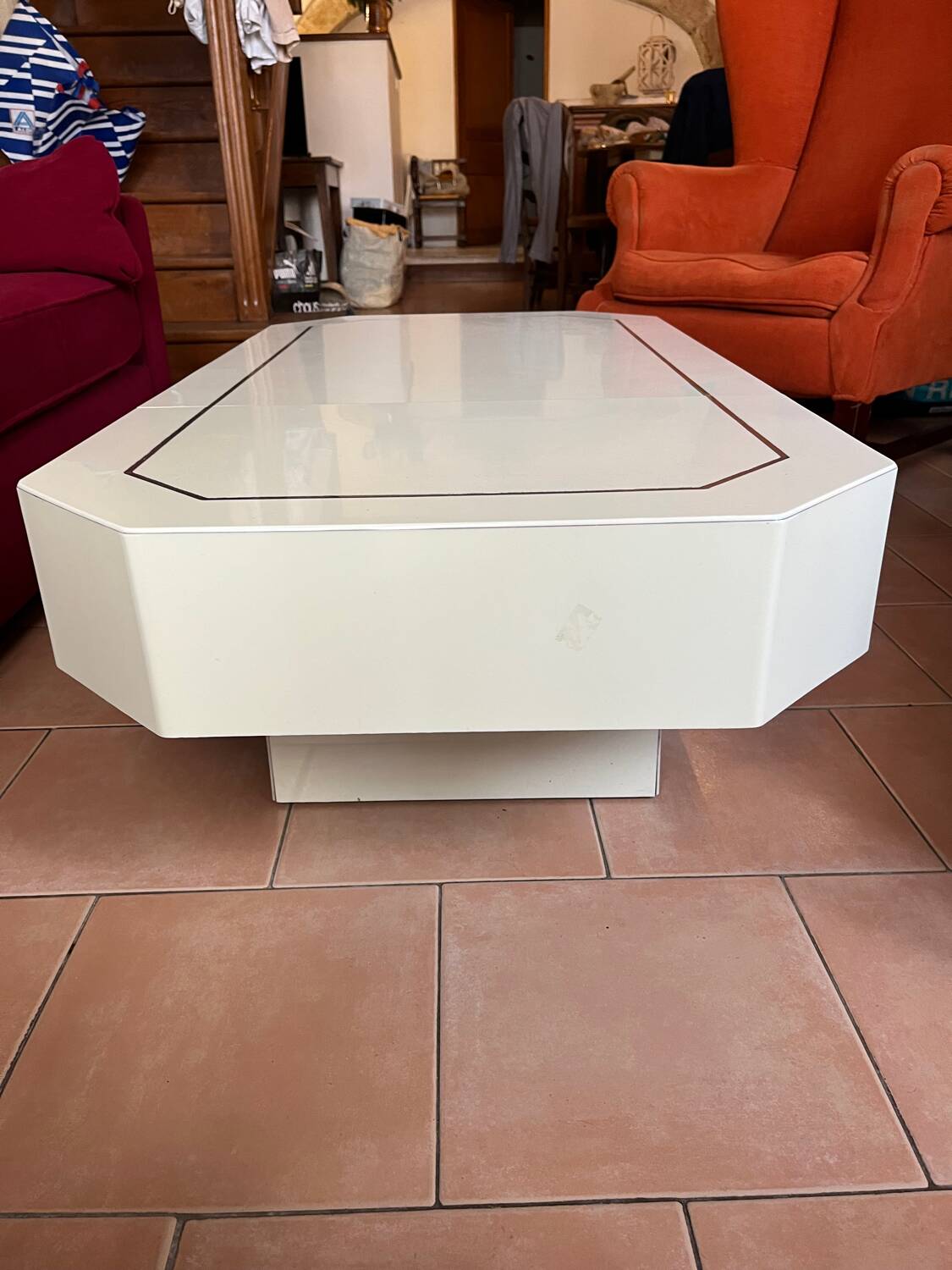 70s bar coffee table