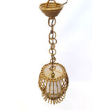 Rattan suspension from the 60s.