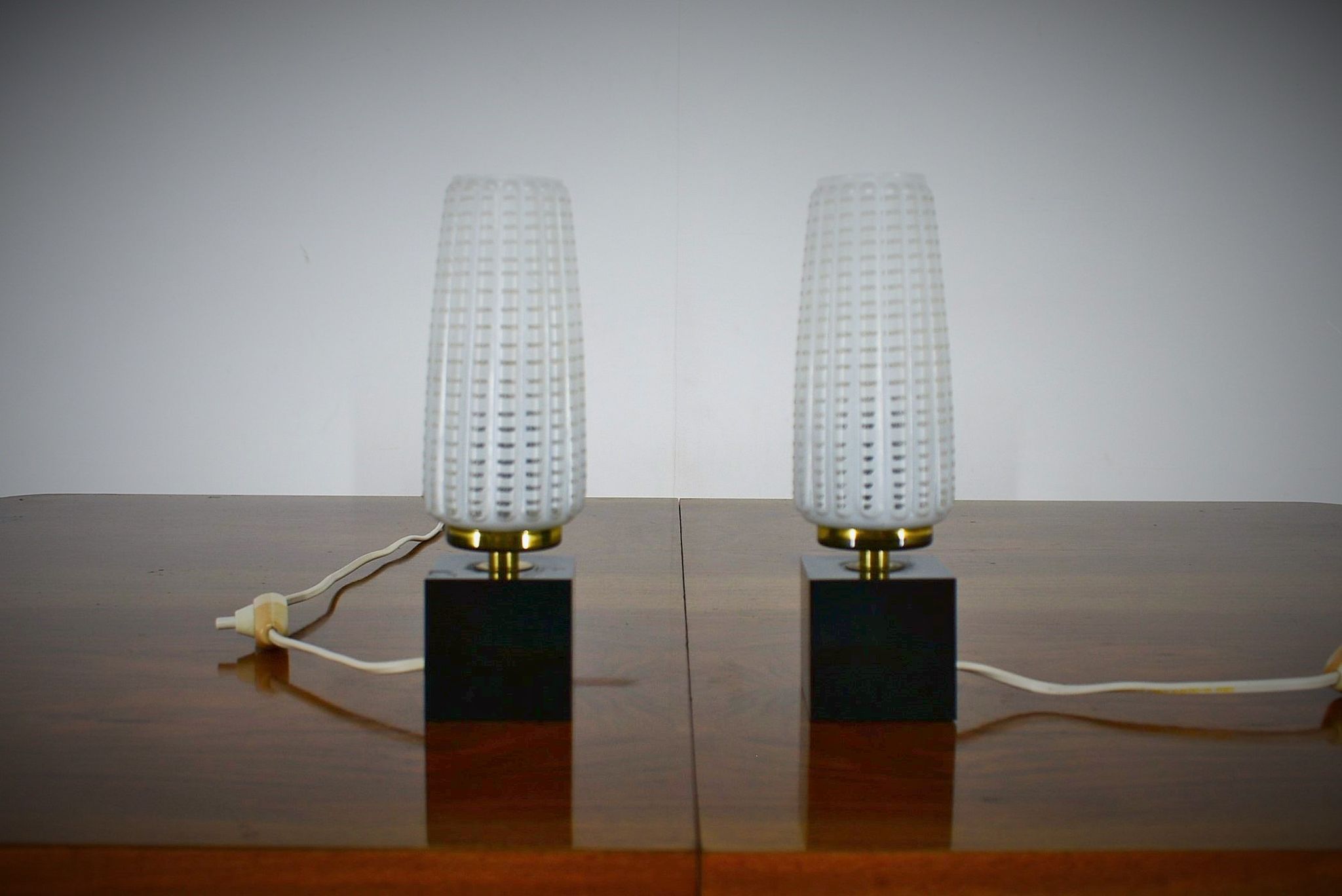Paire de lampes de table du milieu du siècle, années 1960