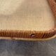 Rattan dessert table with removable tray