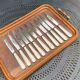 PRODUCT BHV - Set of 11 large silver metal knives