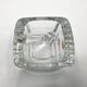 SKLO UNION Ashtray with pestle • 1960 • Czechoslovakia • Pressed glass