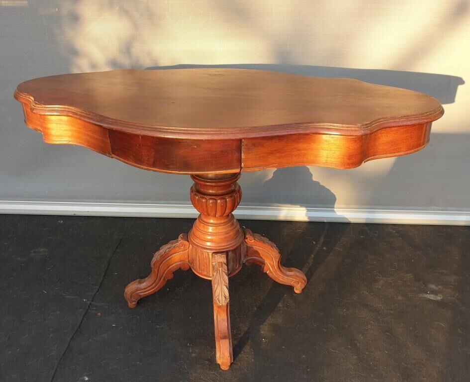 Napoleon III violin table with 2 drawers for inspired musician