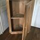 Antique corner cabinet with 1 door