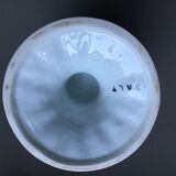 White chalice-cutting vase