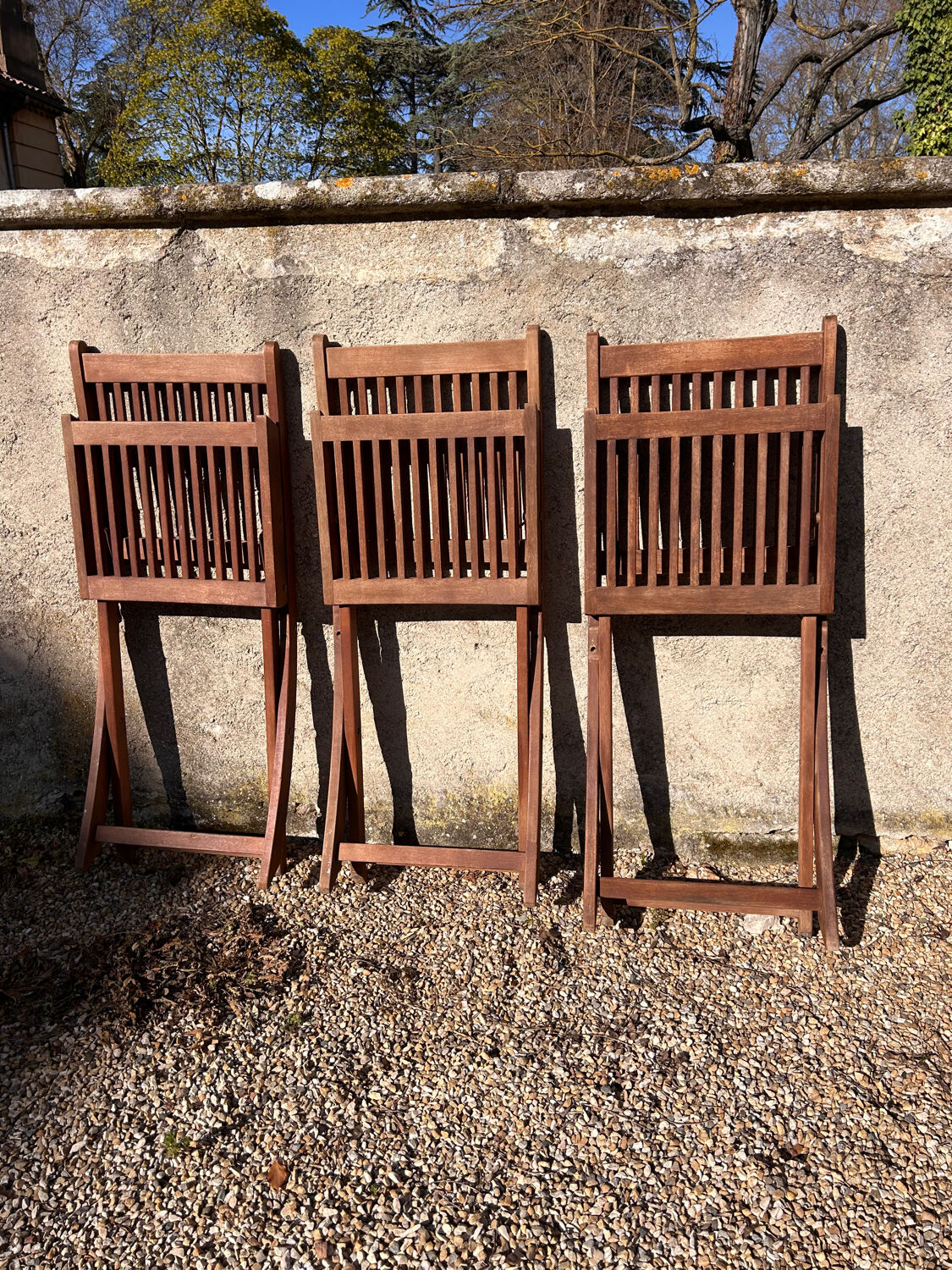 Teak chairs
