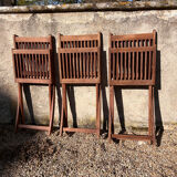 Teak chairs