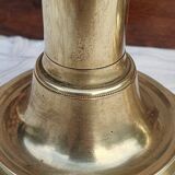 pair of brass candlesticks