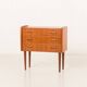 Commode danoise en teck, années 1960