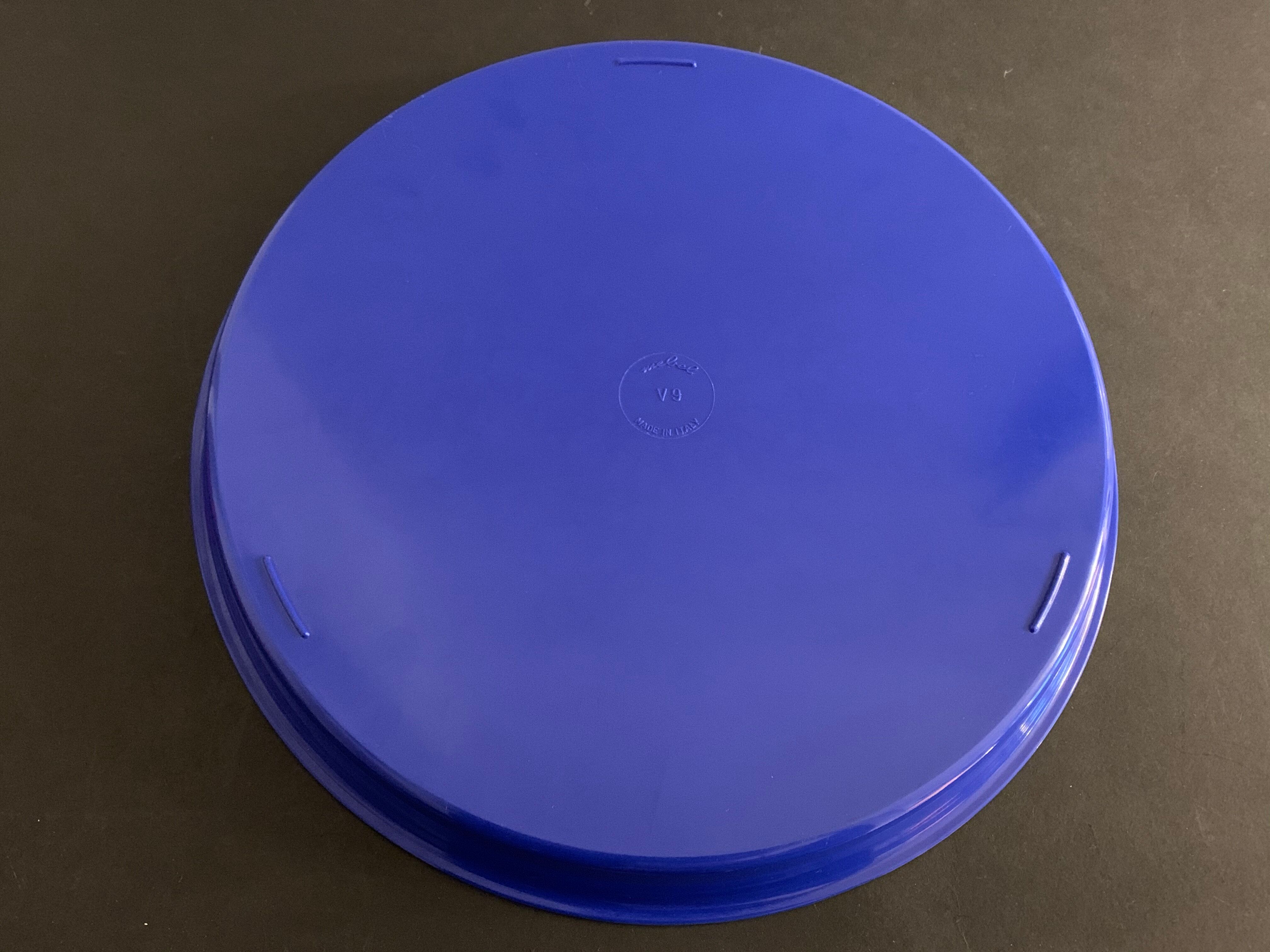 Mebel Italy blue round tray