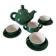 Teapot, 3 cups and sugar bowl KERALUC