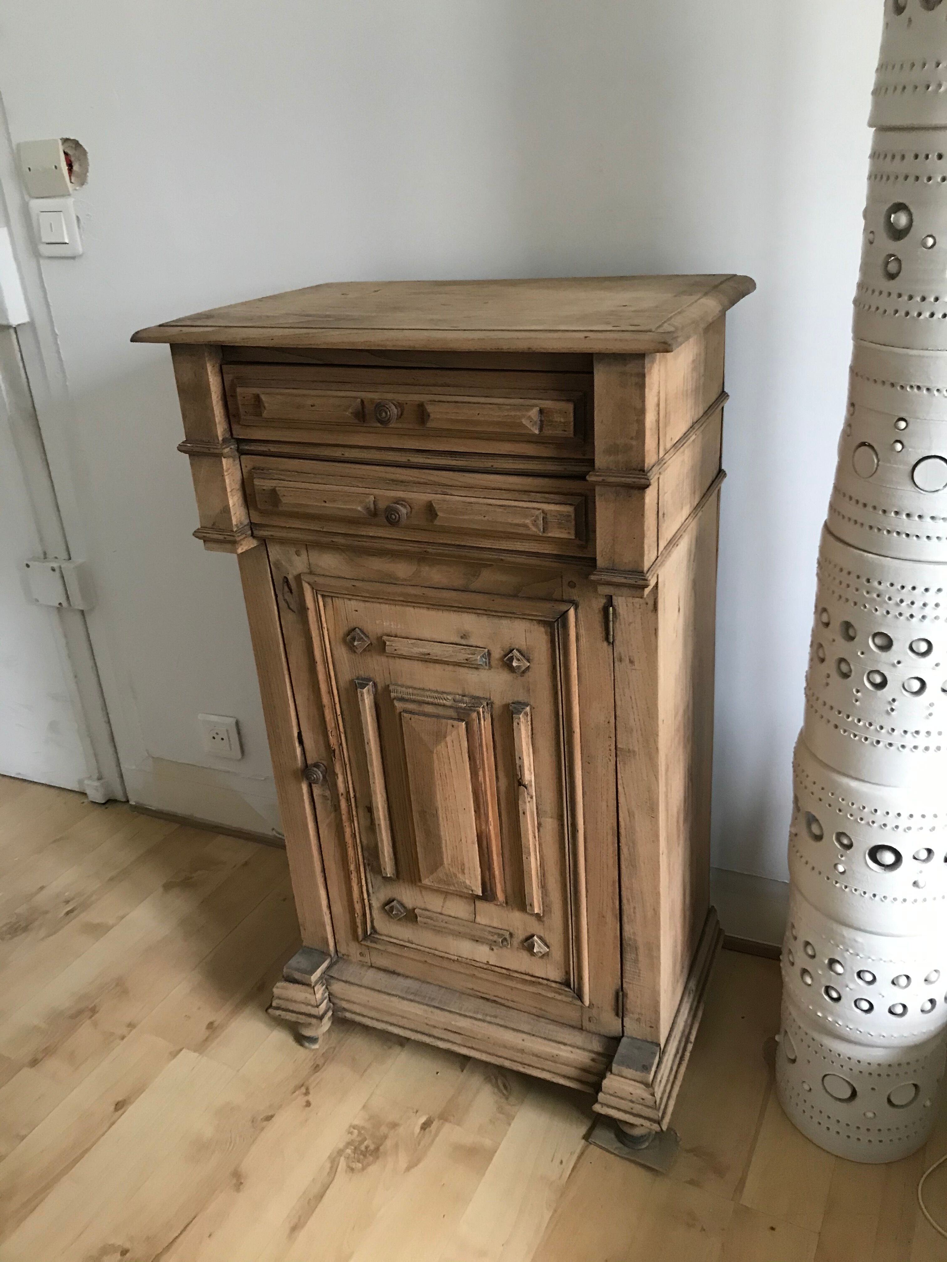 Wooden buffet stripped