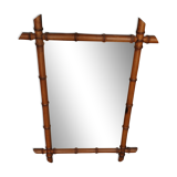 Bamboo barber mirror