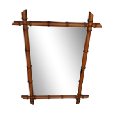 Miroir barbier bambou