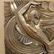 Large Art Deco bas-relief dancer "Folies bergère" after Maurice Picaud