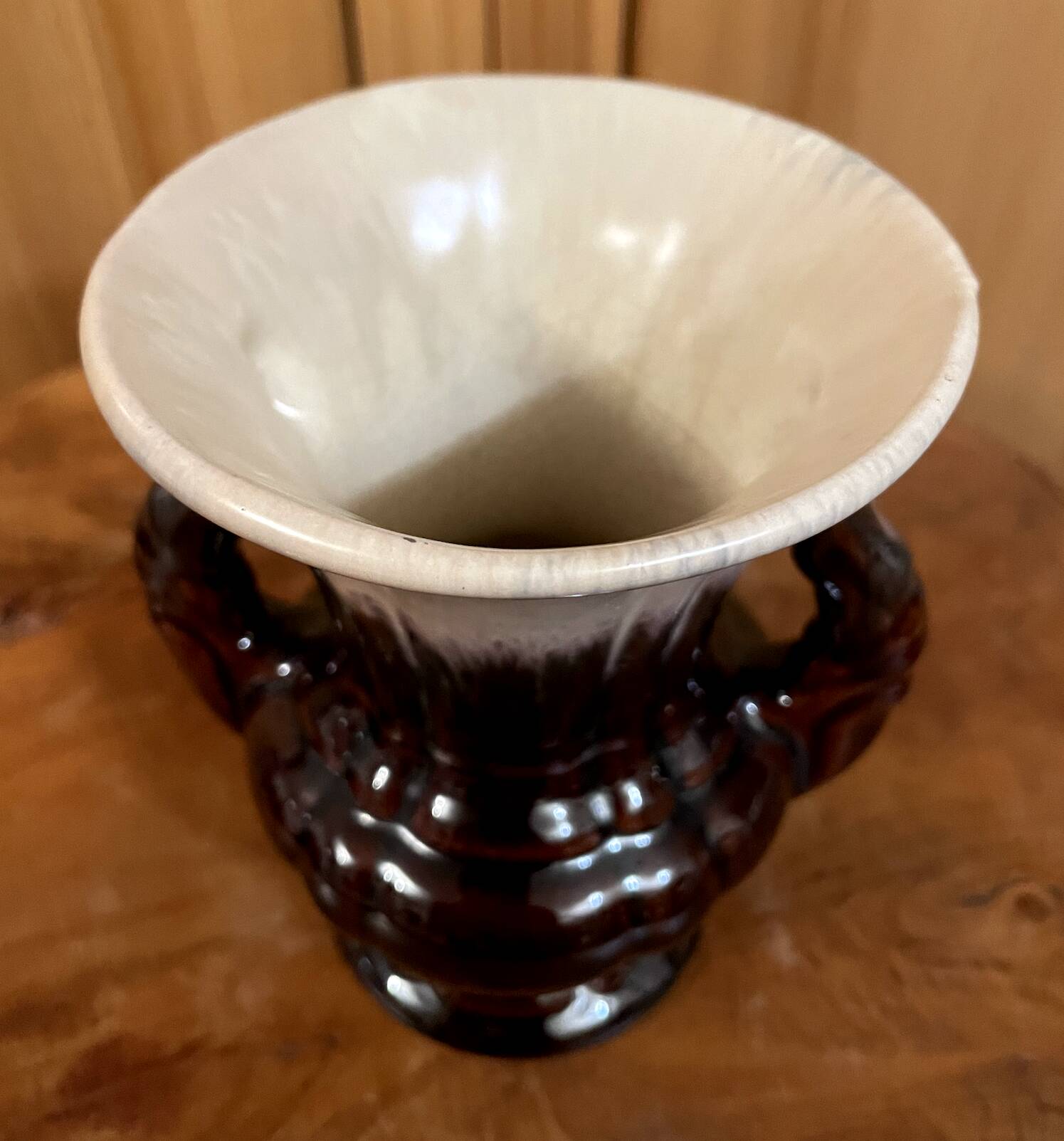 Scheurich & Greulich 200/14 Vase, Brown West-German Pottery from the 1950s