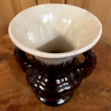 Scheurich & Greulich 200/14 Vase, Brown West-German Pottery from the 1950s