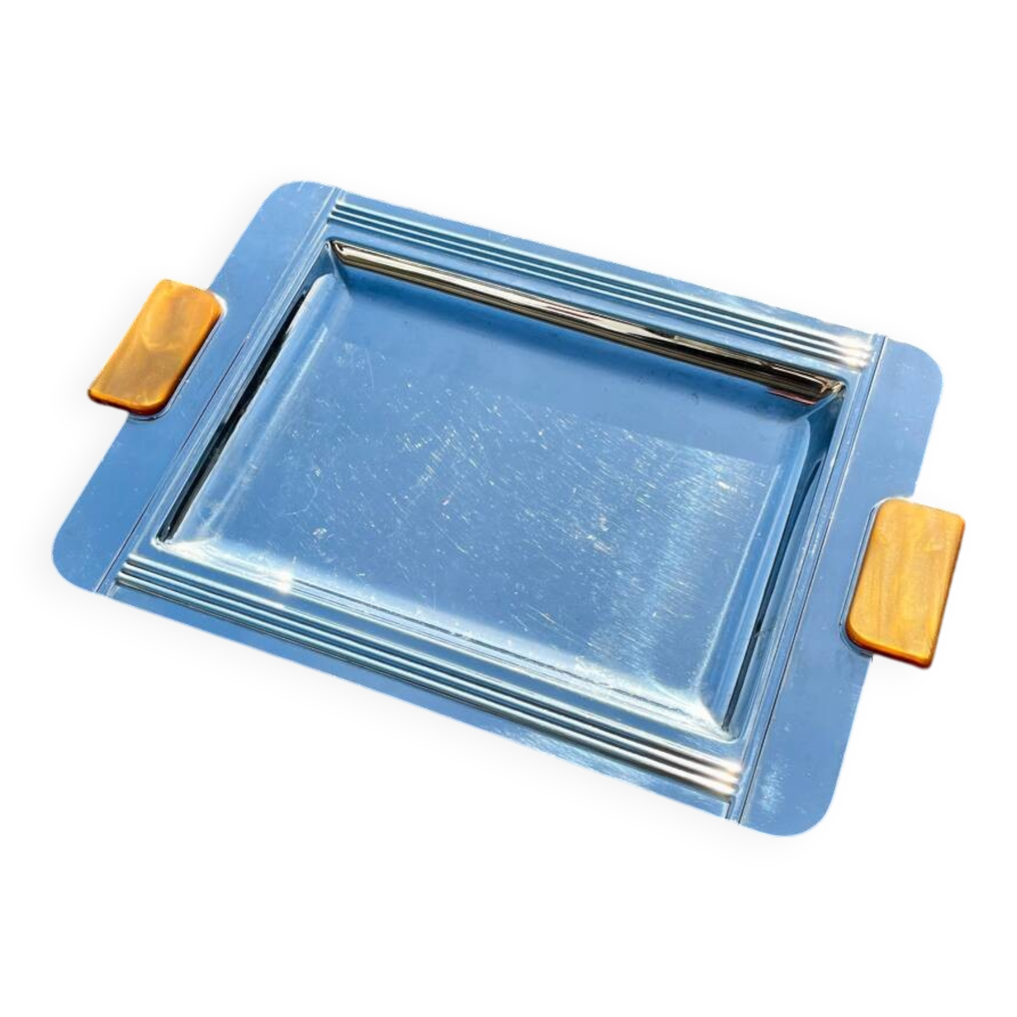 Greco mirror tray Jean Couzon art deco style