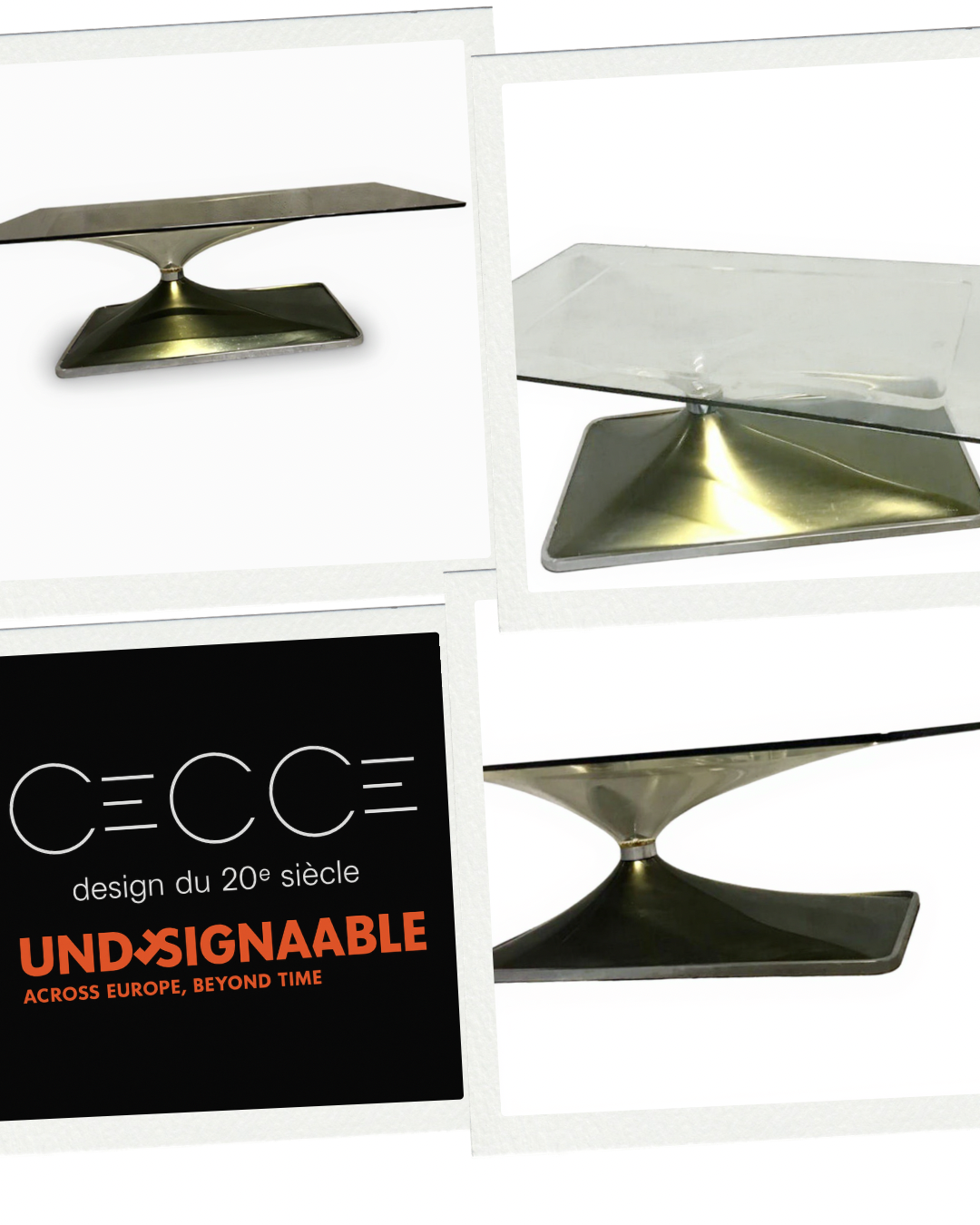 Table basse Michel Dumas, pour Dumas Créations, France 1970