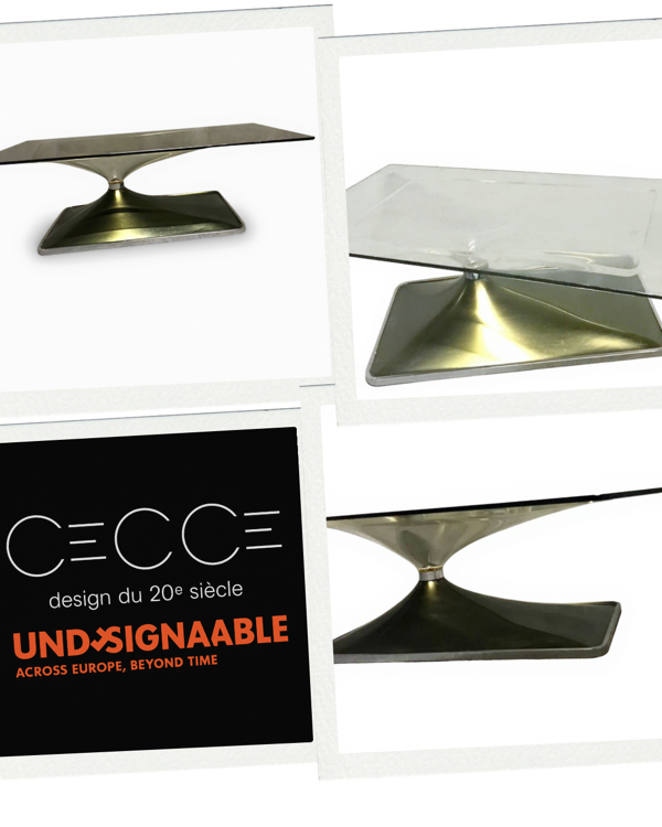 Table basse Michel Dumas, pour Dumas Créations, France 1970