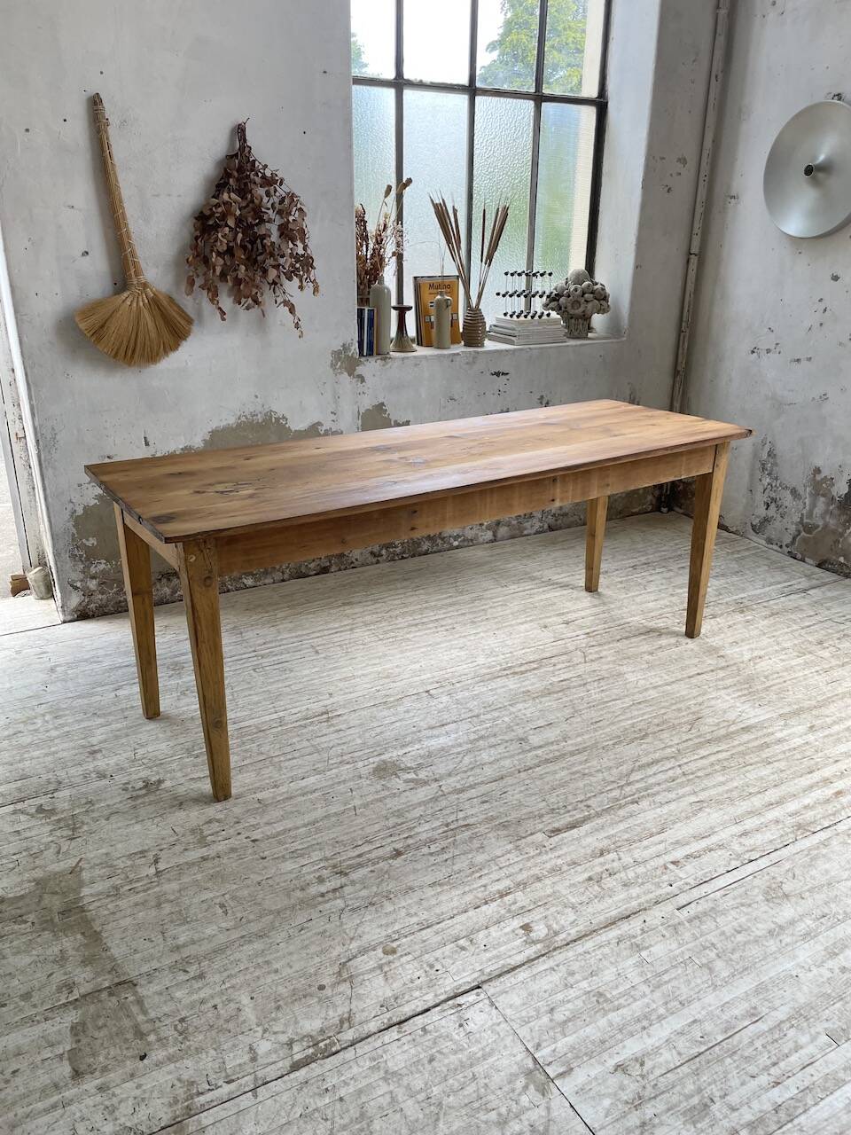 2m pine farm table