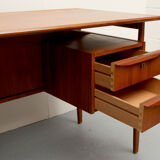 1960s desk in teak, Tibergaard Denmark