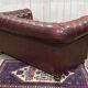 1980s Red 2-Seater Chesterfield Sofa