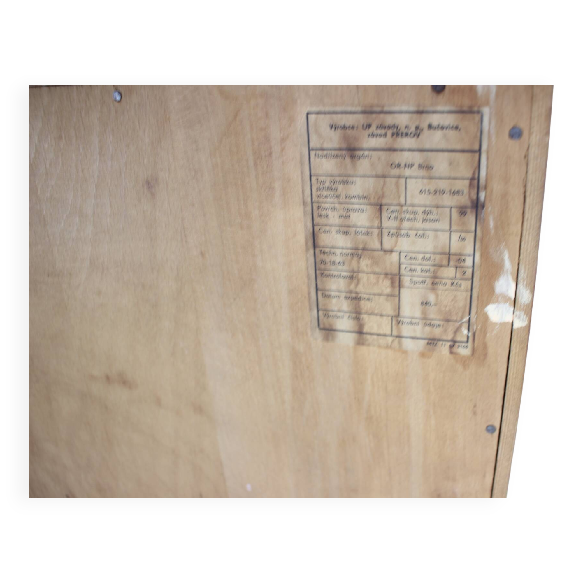 Midcentury Secretary or Cabinet by František Mezulánik for UP Závody, 1960s