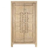 Solid elm cabinet 115x48x210 natural new condition