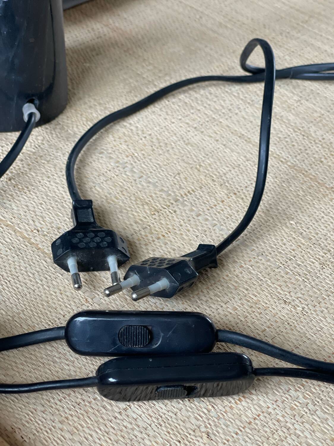 Pair of marble lamps 1980.