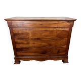 Louis Philippe Period Chest Of Drawers In Walnut
