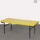 Vintage metal and formica coffee table from the 1960s