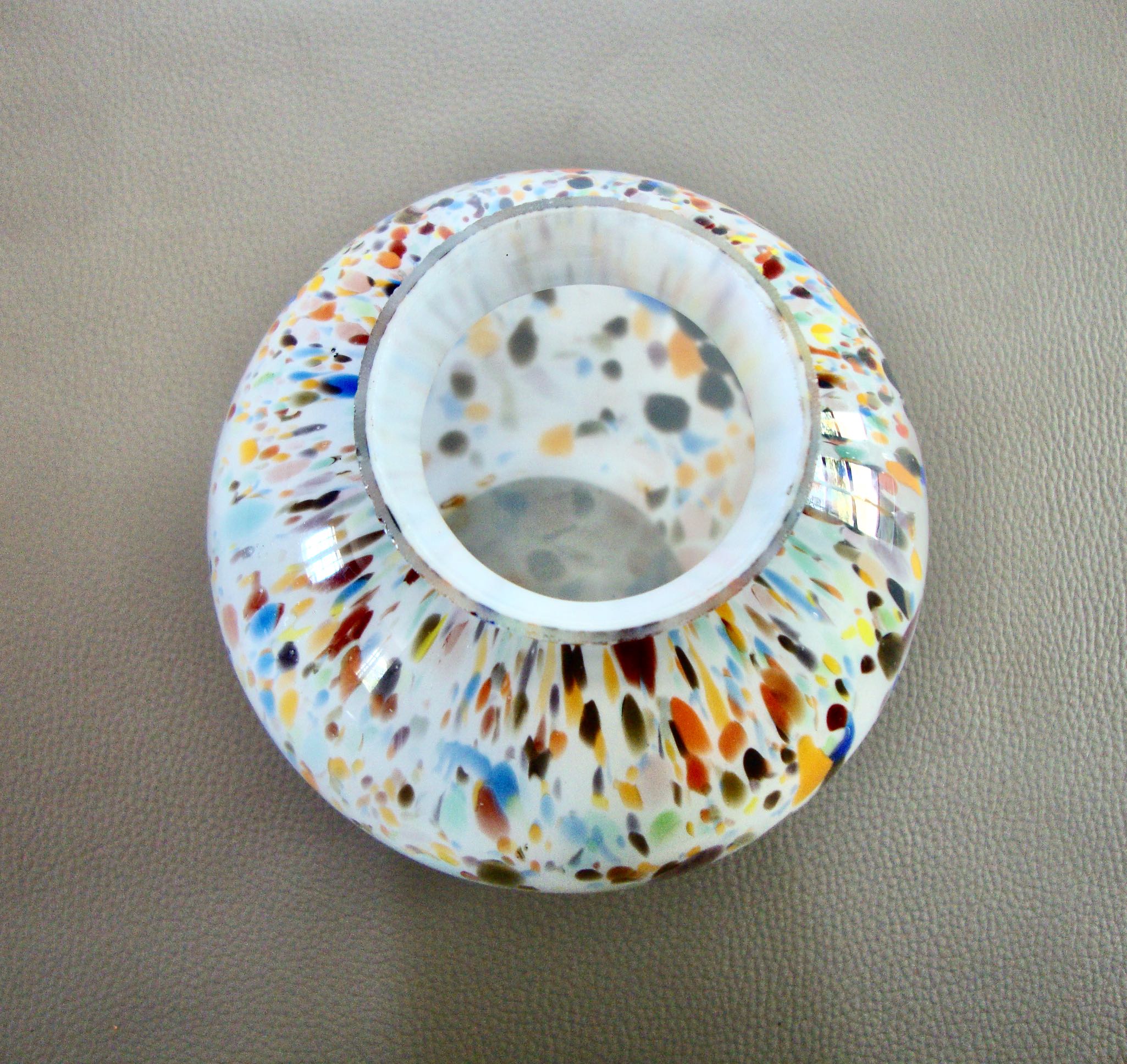 Clichy vase in blown glass