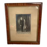 Ancienne photographie mariés couple