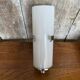 Old Delmas Disderot Wall Lamp Chrome Metal + White Opaline Vintage