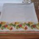 Vintage tablecloth printed with tropical and exotic flowers 235 x 142 cm – Years