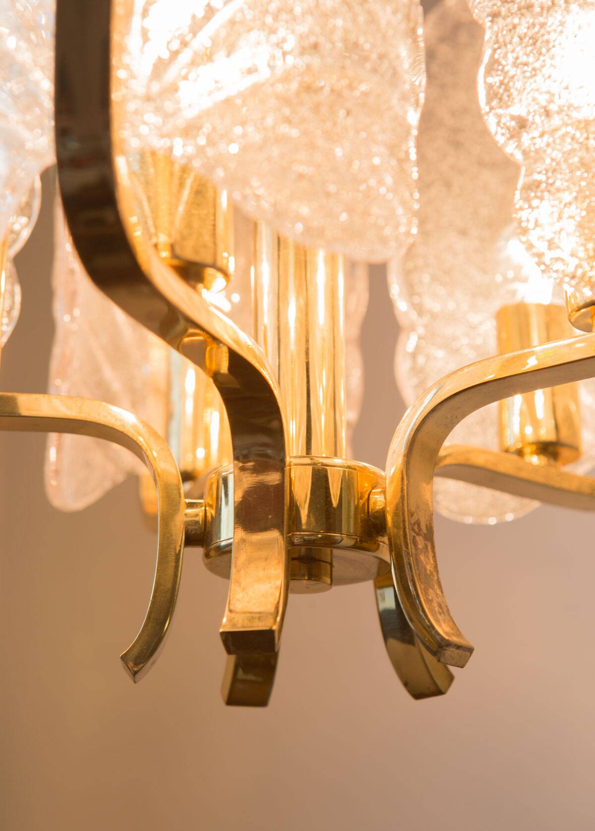 Swedish chandelier 60s Carl Fagerlund / Orrefors